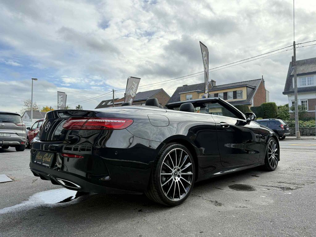 MERCEDES E220 CABRIO AMG FULL CUIR ROUGE 1PROP !, Autos, Cuir, Euro 6, Cabriolet, Entretenue par le concessionnaire