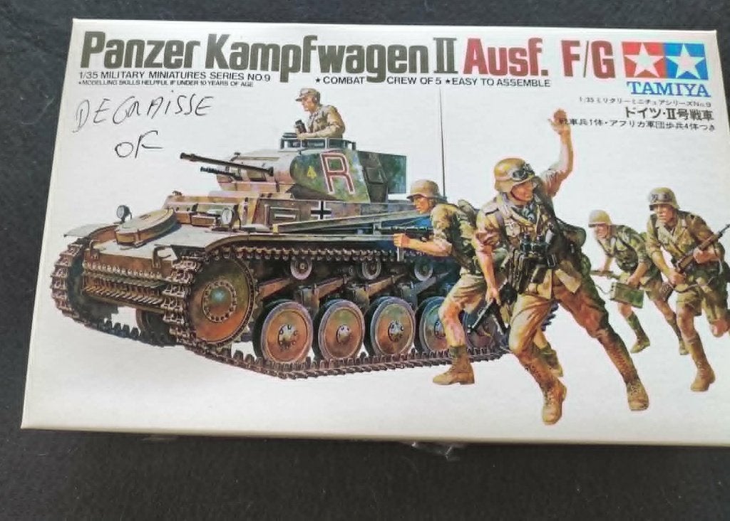 Maquette Tamiya Panzerkampfwagen II  et 5 soldats 1/35, Hobby & Loisirs créatifs, Modélisme | Figurines & Dioramas, Neuf, Personnage ou Figurines