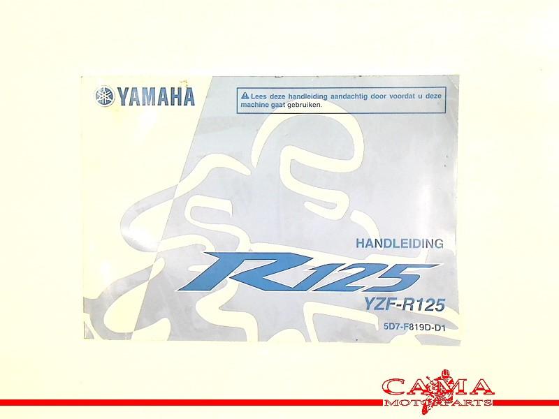 MANUEL UTILISATEUR NOTICE Yamaha, Motos, Dhr. S. di Majo, Utilisé, Info@cama-motorparts.nl, P.J. Troelstraweg 8 8
3144 CX  MAASSLUIS, NL