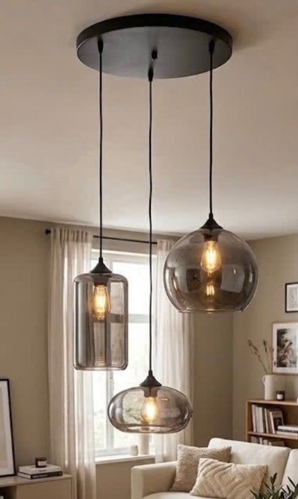 Nieuwe Coco Maison Jayden hanglamp nieuw in doos, Maison & Meubles, Lampes | Suspensions, Enlèvement, Neuf, Verre, E27 (grand)