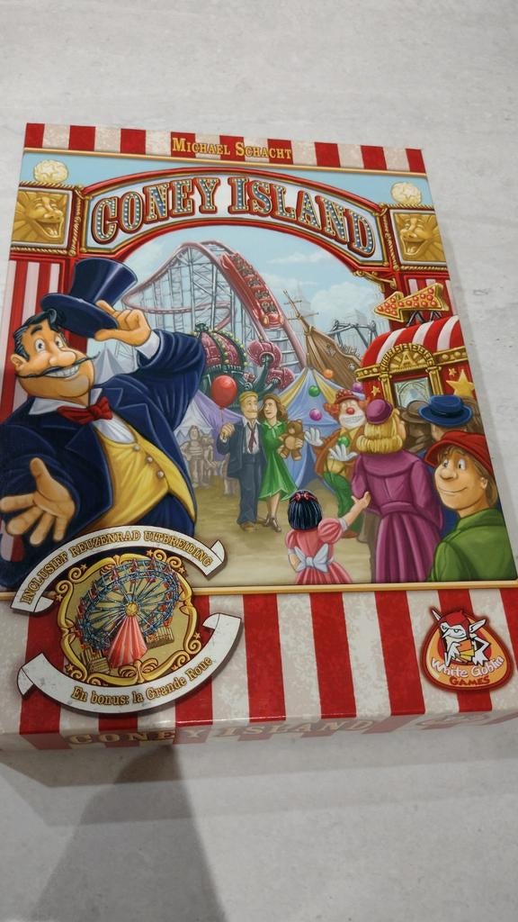Coney Island, Een of twee spelers, Ophalen, Zo goed als nieuw, White Goblin Games