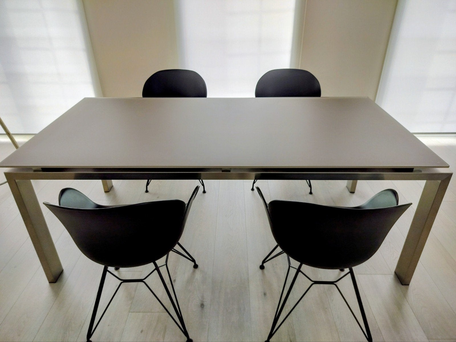 moderne eettafel, Huis en Inrichting, Ophalen, Glas