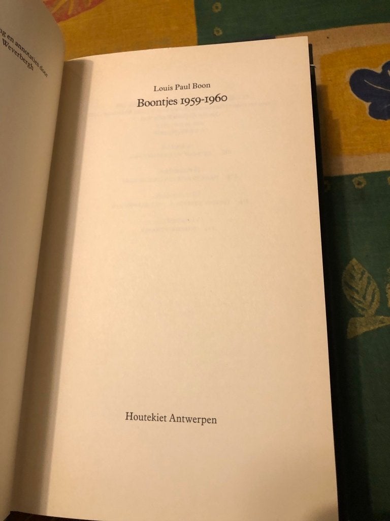Louis Paul Boon, Boontjes 1959 - 1960, Boeken, Ophalen of Verzenden, Zo goed als nieuw, Louis Paul Boon, België
