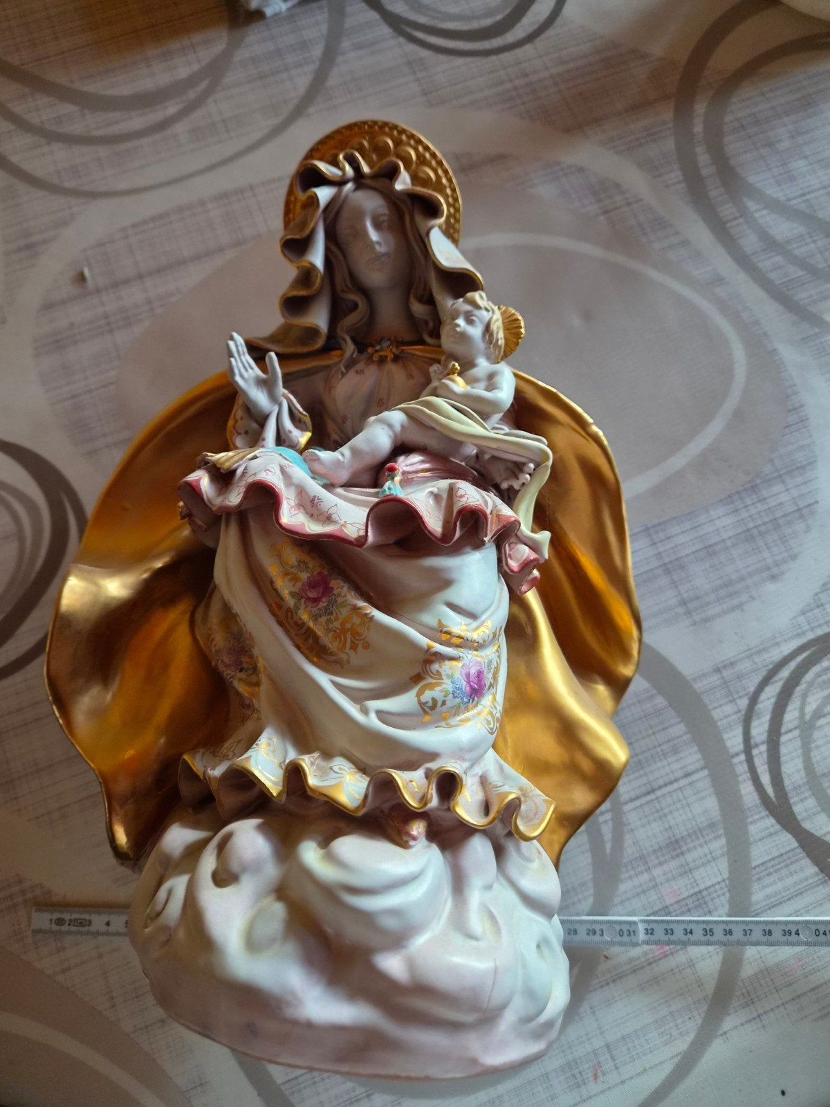 vintage Italiaanse Madonna en kind, Antiek en Kunst, Antiek | Religieuze voorwerpen, Ophalen