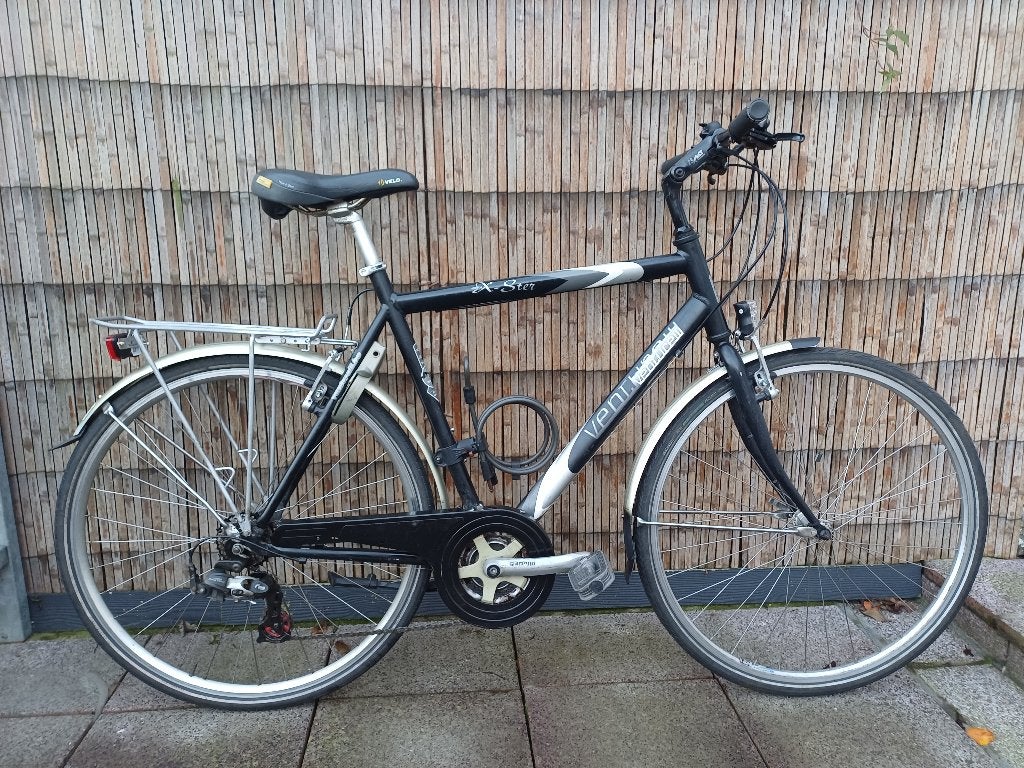 Herenfiets groot kader maat 61 vernieuwd., Fietsen en Brommers, Ophalen, Velgrem, Versnellingen, Zo goed als nieuw