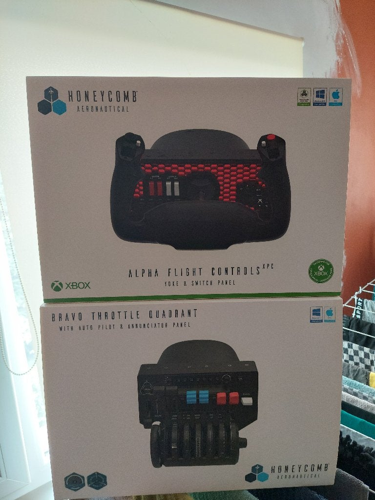 Throttles flight simulator., Computers en Software, Joysticks, Ophalen of Verzenden, Zo goed als nieuw, Honeycomb bravo