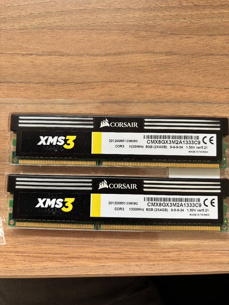 CORSAIR DDR3 XMS3 8 GO, Enlèvement ou Envoi, 8 GB, DDR3, Comme neuf