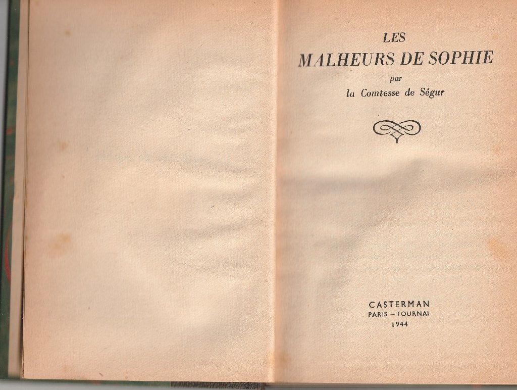 La comtesse de Ségur “Les malheurs de Sophie”, Boeken, Romans, Gelezen, Ophalen of Verzenden