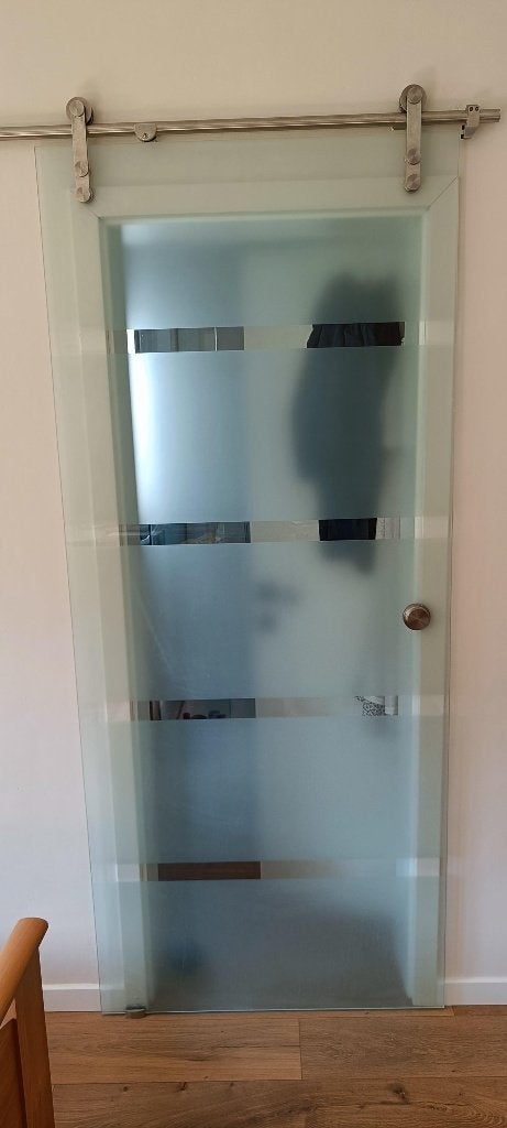 Glazen deur, Verre, Enlèvement, 80 à 100 cm, 200 à 215 cm
