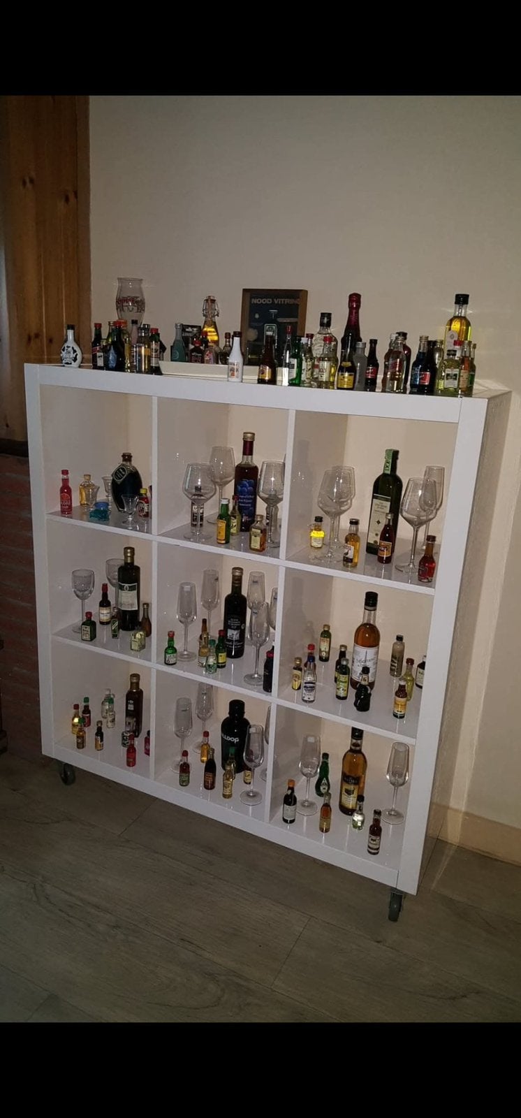 Decoratie glazen Alcohol decoratie, Ophalen of Verzenden