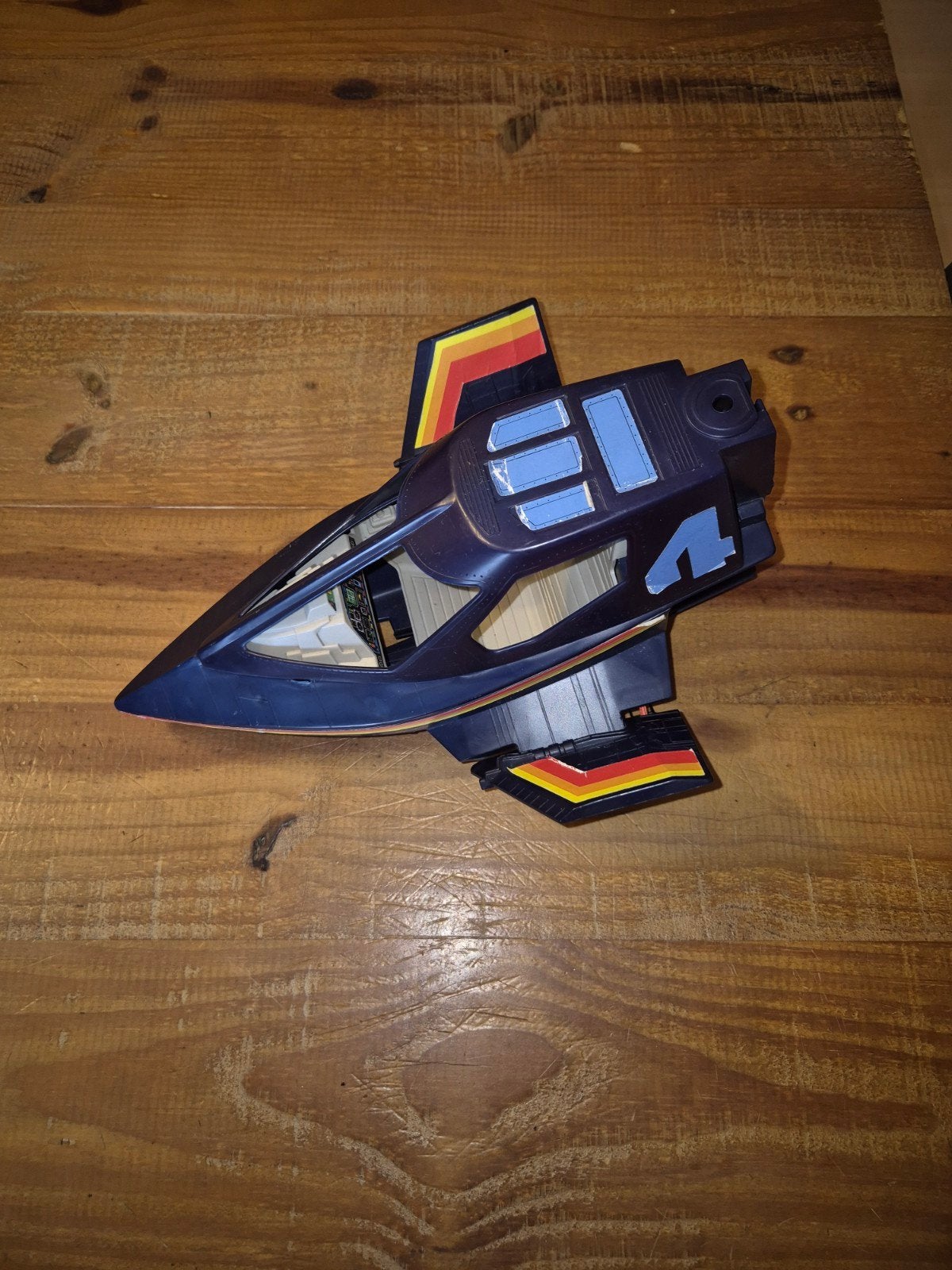 Mattel 1983 Italië Vintage Big Jim ruimteschip, Ophalen of Verzenden, Gebruikt