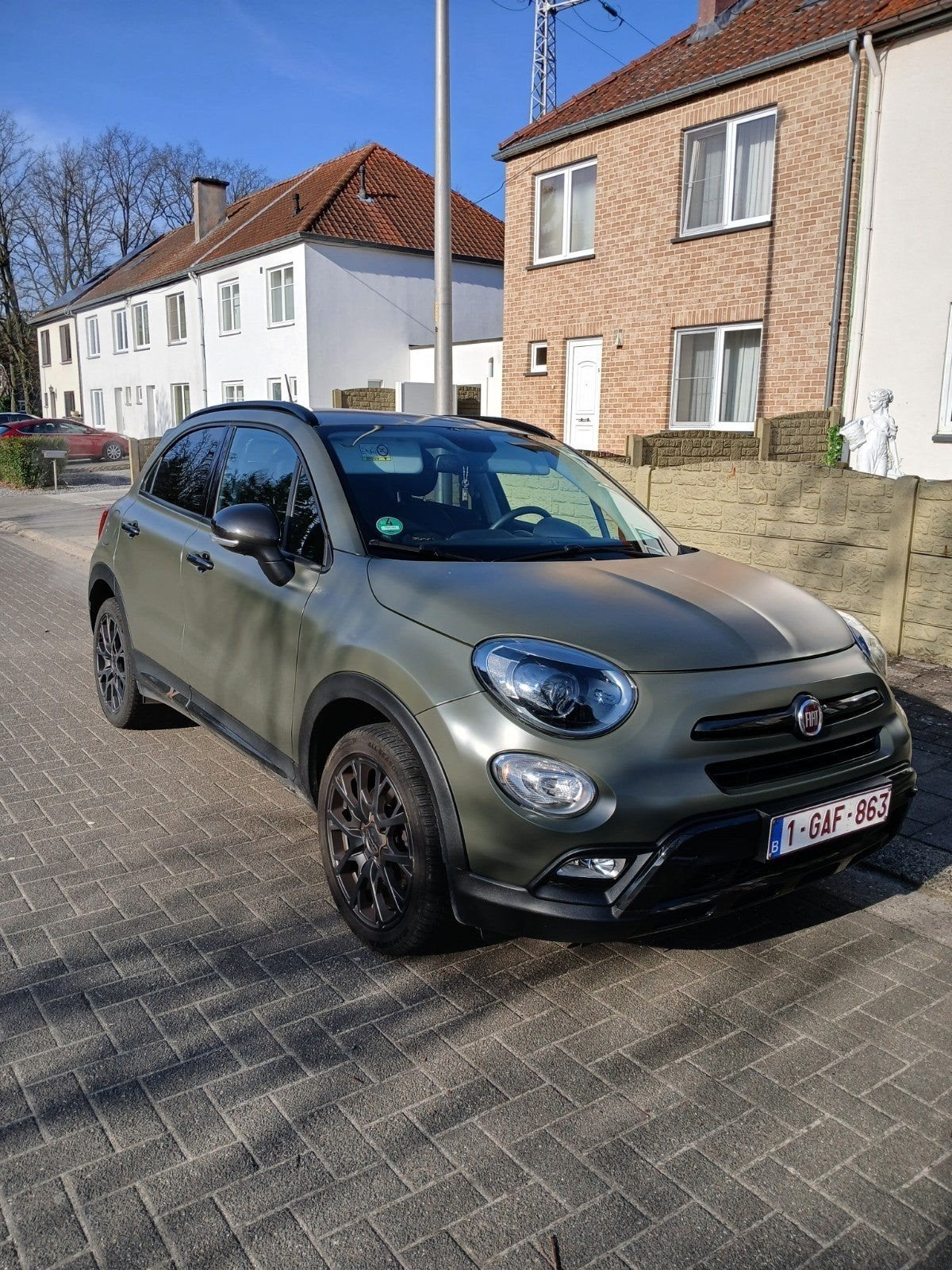 fiat 500x benzine cross 1.4, Auto's, Voorwielaandrijving, Particulier, SUV of Terreinwagen, Groen
