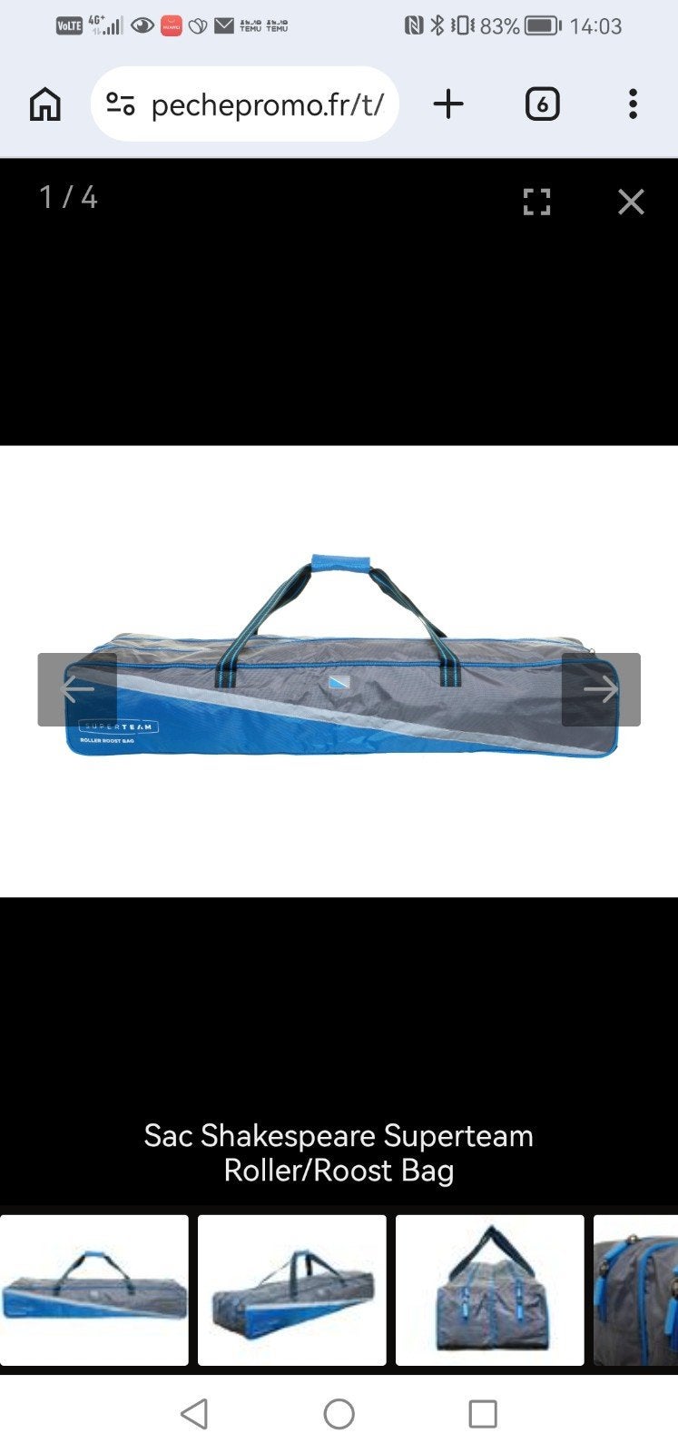 roller roost bag, Ophalen of Verzenden