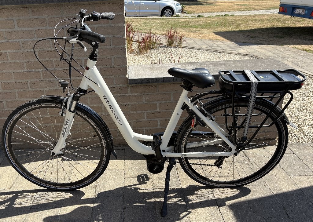 Elektrische Dames Fiets Belgocycle, Velgrem, (Extra) lage instap, 47 tot 50 cm, Zo goed als nieuw