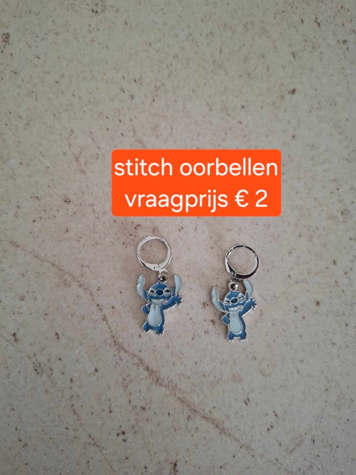 stitch oorbellen nieuw, Handtassen en Accessoires, Kindersieraden, Ophalen of Verzenden, Oorbellen