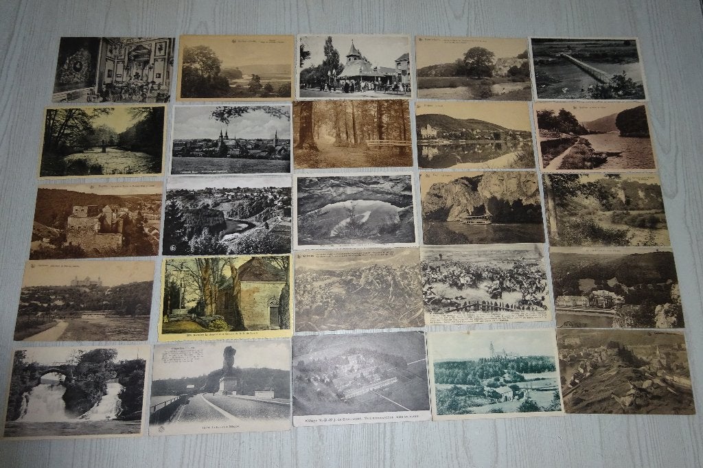 Lot 100 postkaarten België Wallonië - Belgique La Wallonie, Verzamelen, Ophalen of Verzenden