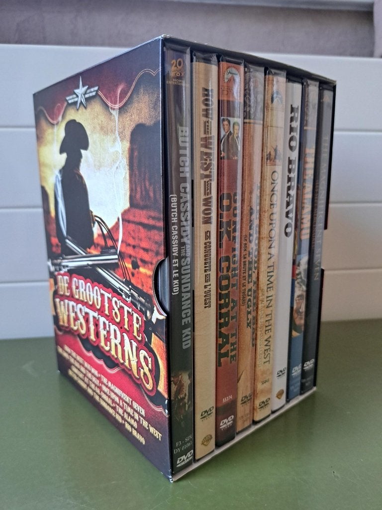 Coffret DVD : collection de 8 films western classiques., Polonais, Enlèvement, À partir de 12 ans, Allemand
