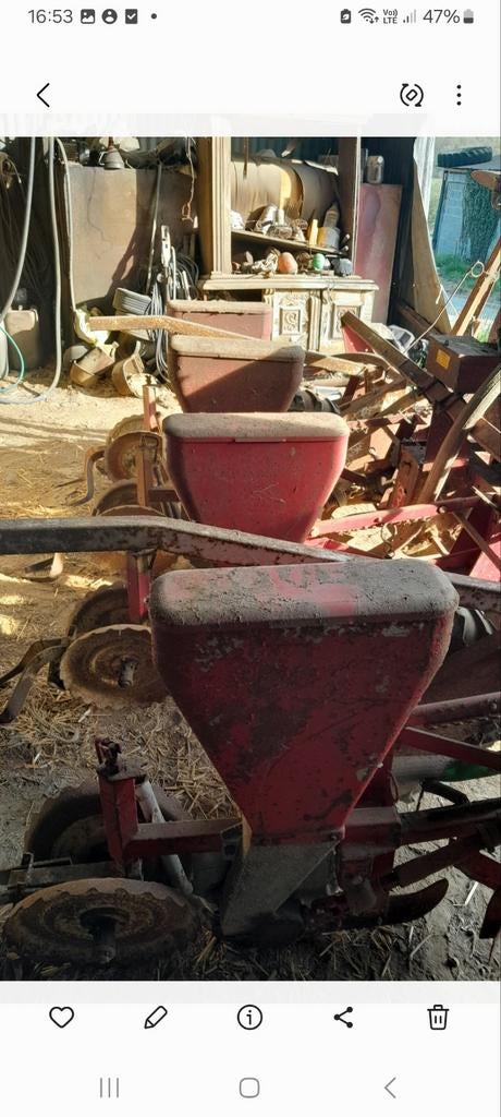 Semoir à mais à 4 rangs Gaspardo, Zakelijke goederen, Landbouw | Werktuigen, Ophalen
