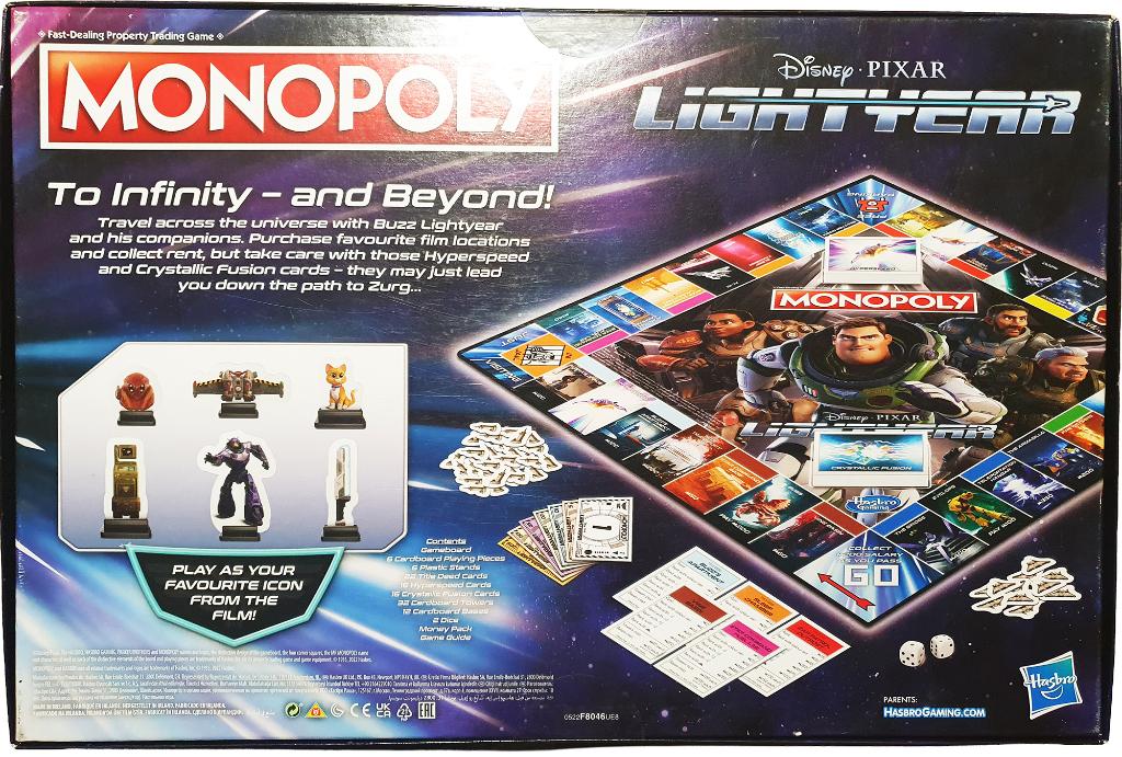 Monopoly - Disney - Lightyear Edition - English (Sealed), Hobby en Vrije tijd, Vijf spelers of meer, Verzenden, Zo goed als nieuw