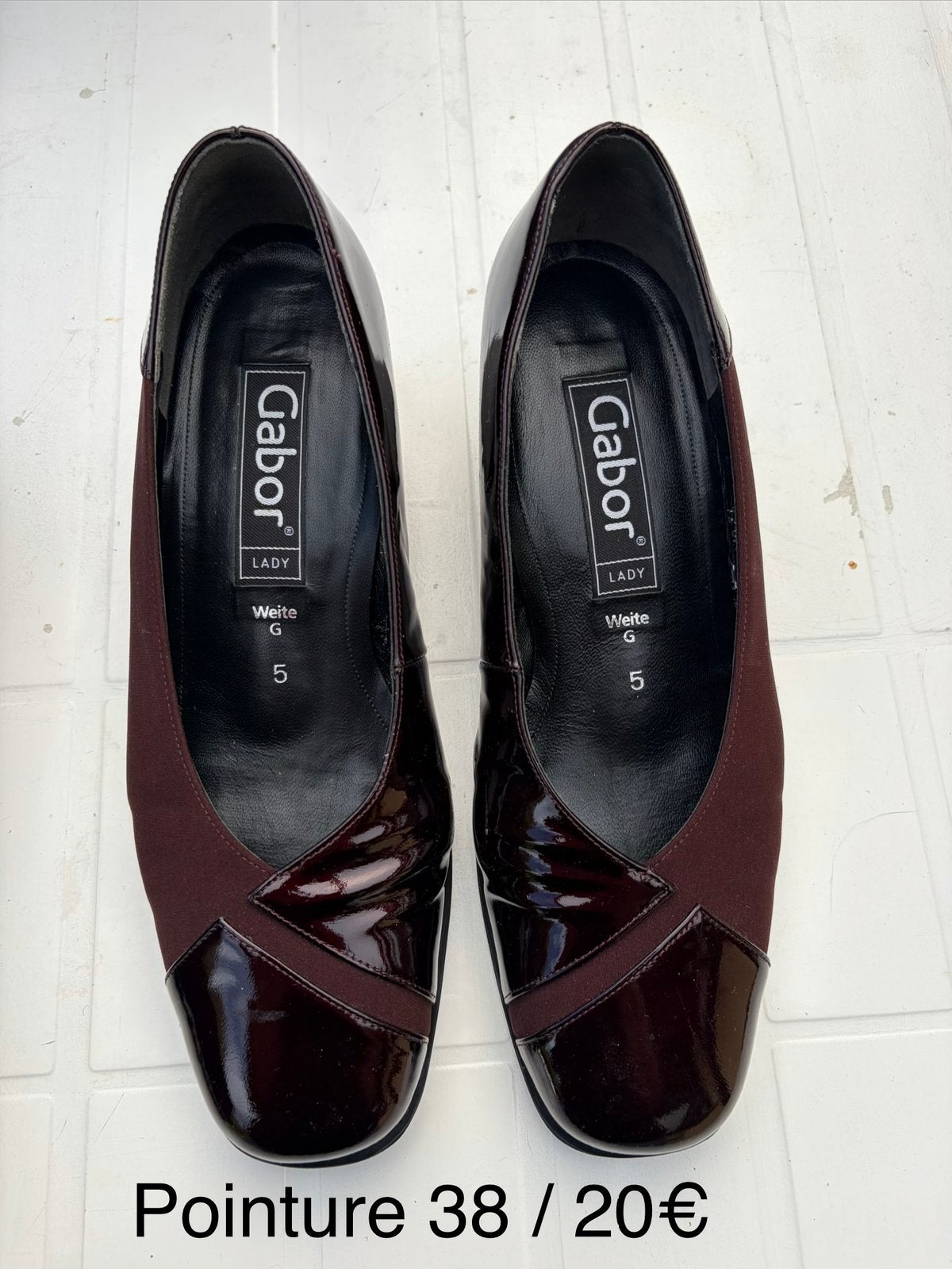 Chaussures de marque Gabor, Vêtements | Femmes, Chaussures, Autres couleurs, Comme neuf, Enlèvement, Chaussures basses