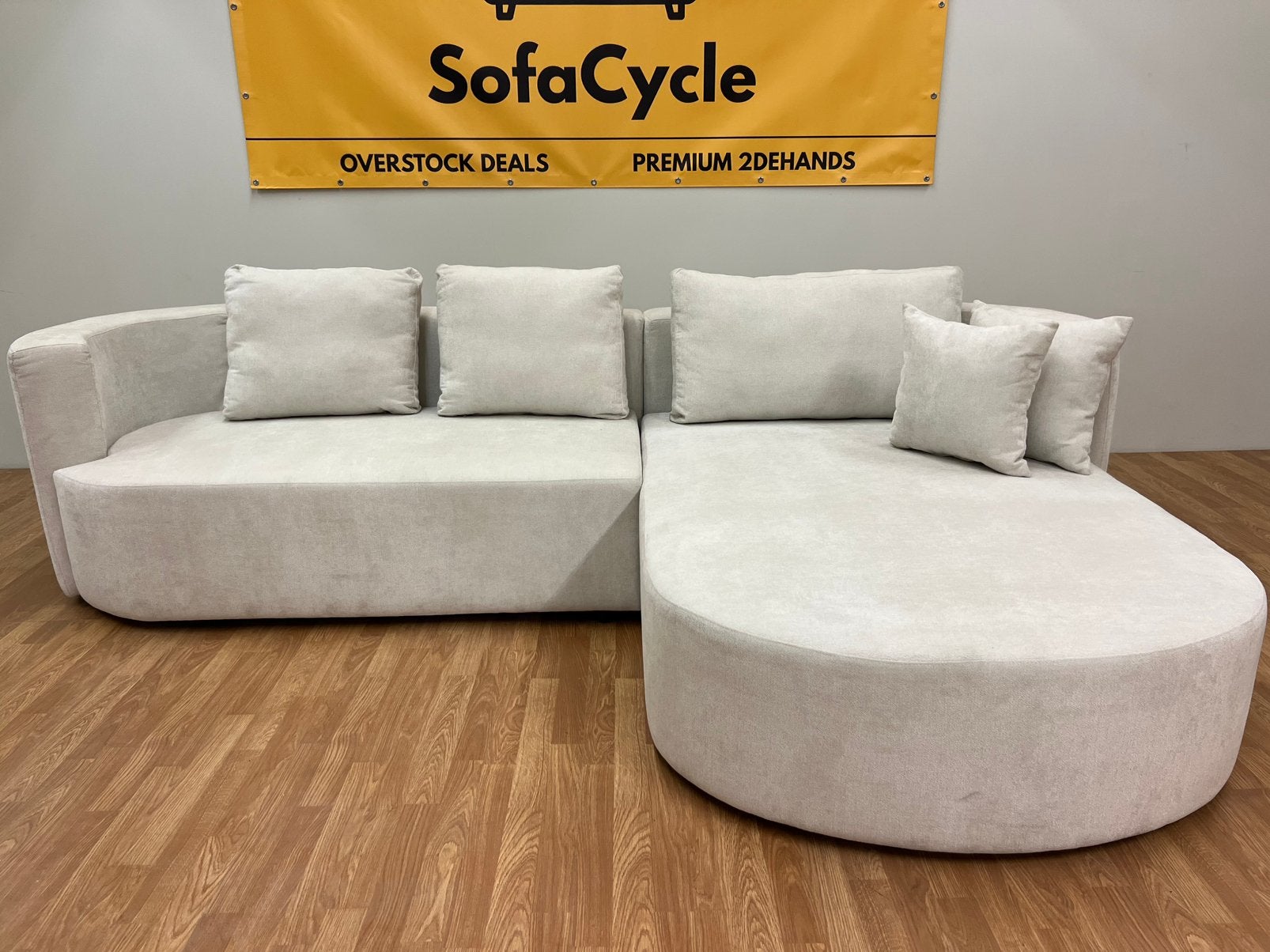 Nouveau siège d'angle avec lit de couchage -SofaCycle, Neuf, Enlèvement ou Envoi, SofaCycle, Tissus