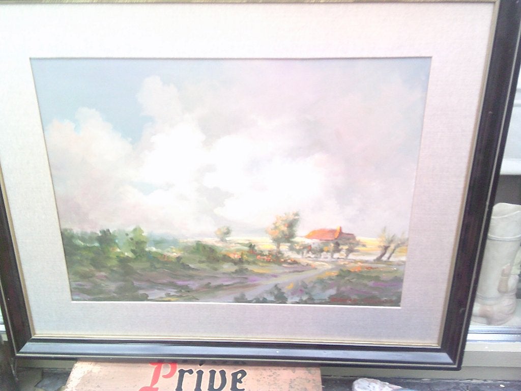 schilderij herman gijsels, Ophalen, Acrylverf, Overige ondergronden, Gesigneerd