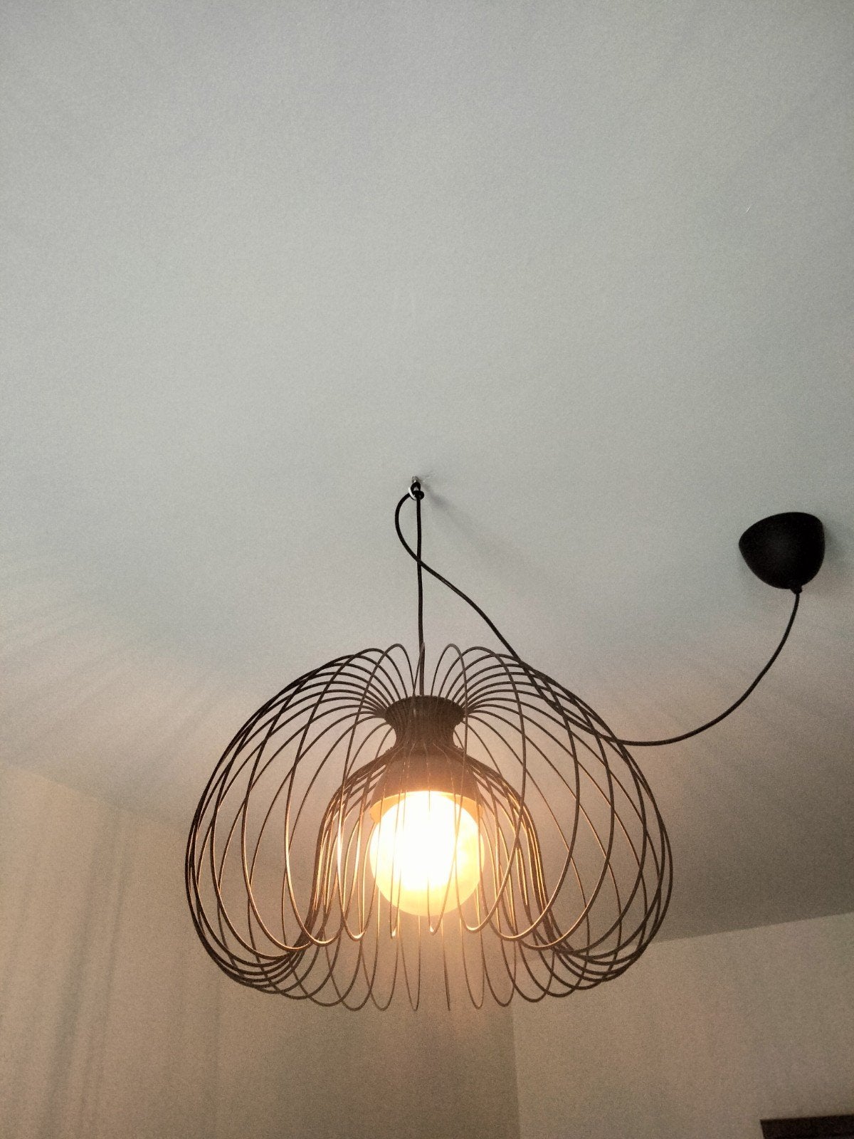 Stijlvolle zwarte hanglamp – Eyecatcher voor je interieur!, Ophalen, Hanglamp, Design