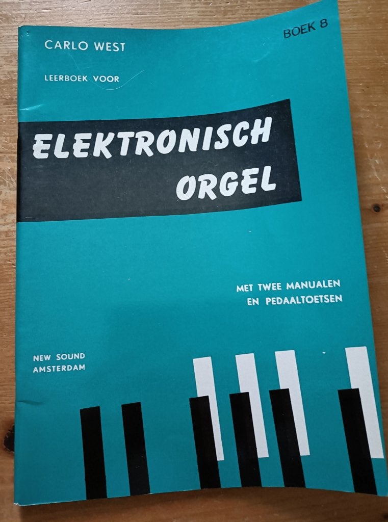 Leerboek orgel - Carlo West - Boek 8, Muziek en Instrumenten, Orgels, Ophalen of Verzenden, Gebruikt, Orgel