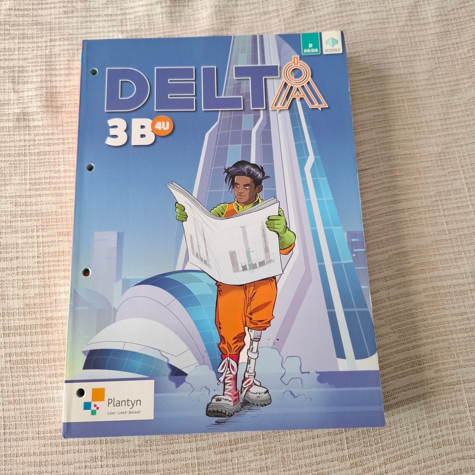Ylke van Dun - Leerwerkboek wiskunde Delta 3B 4u, Boeken, Ophalen, ASO, Wiskunde A, Ylke van Dun; Greet Hex