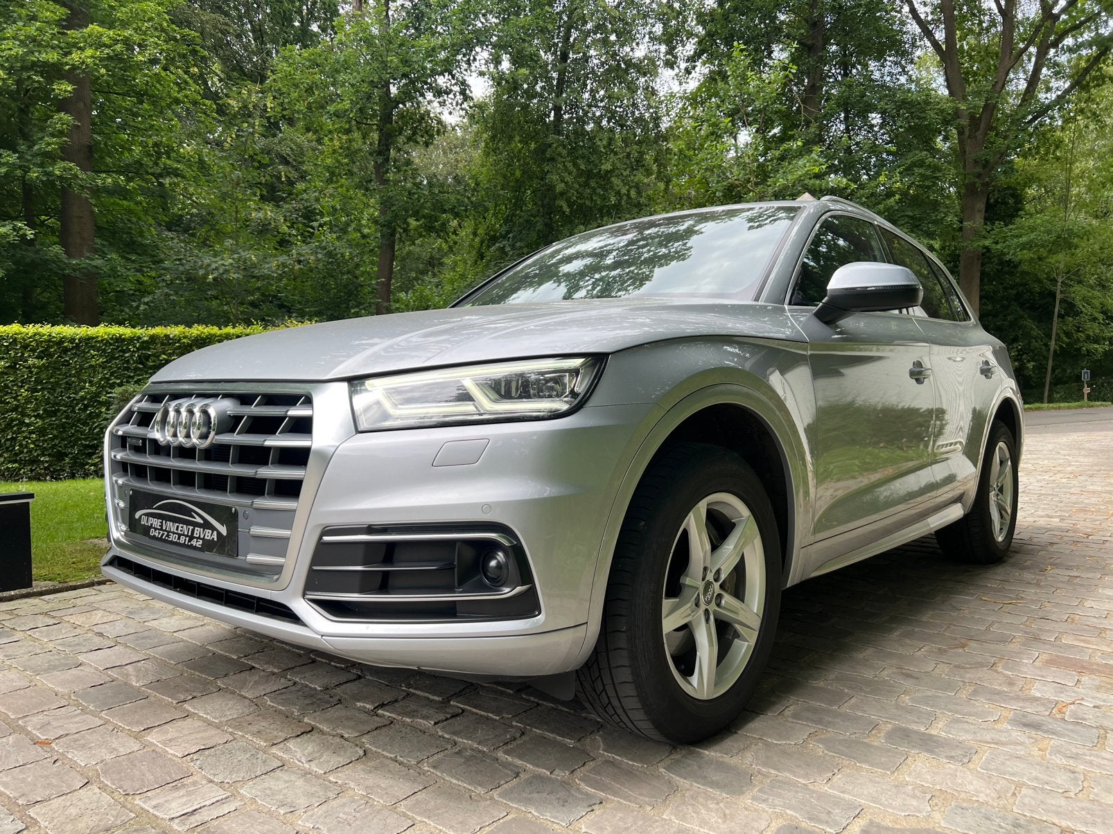 Audi Q5 40 TDi Quattro Sport S tronic, Autos, Audi, Cuir, Argent ou Gris, Achat, Entreprise