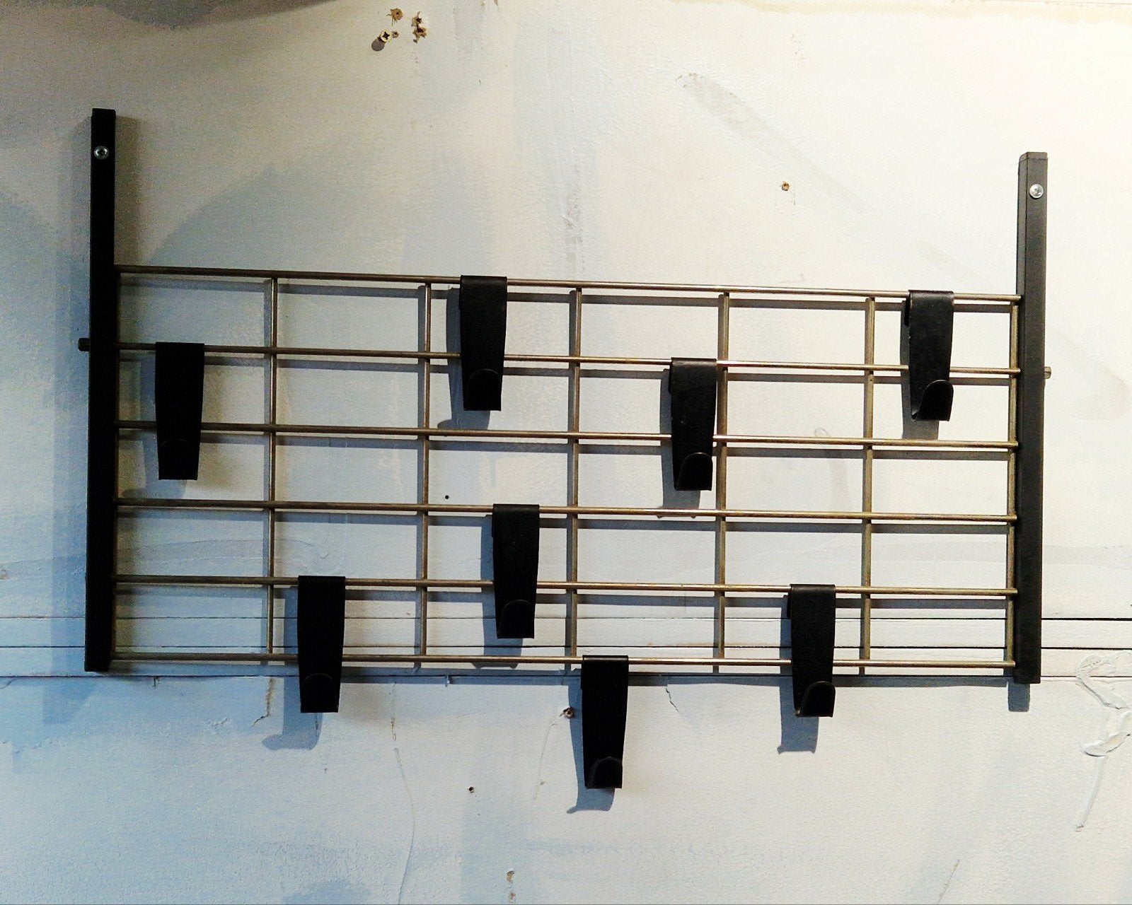 toonladder kapstok pilastro met 8 haken, Gebruikt, Wandhaken, Ophalen of Verzenden, Minder dan 100 cm