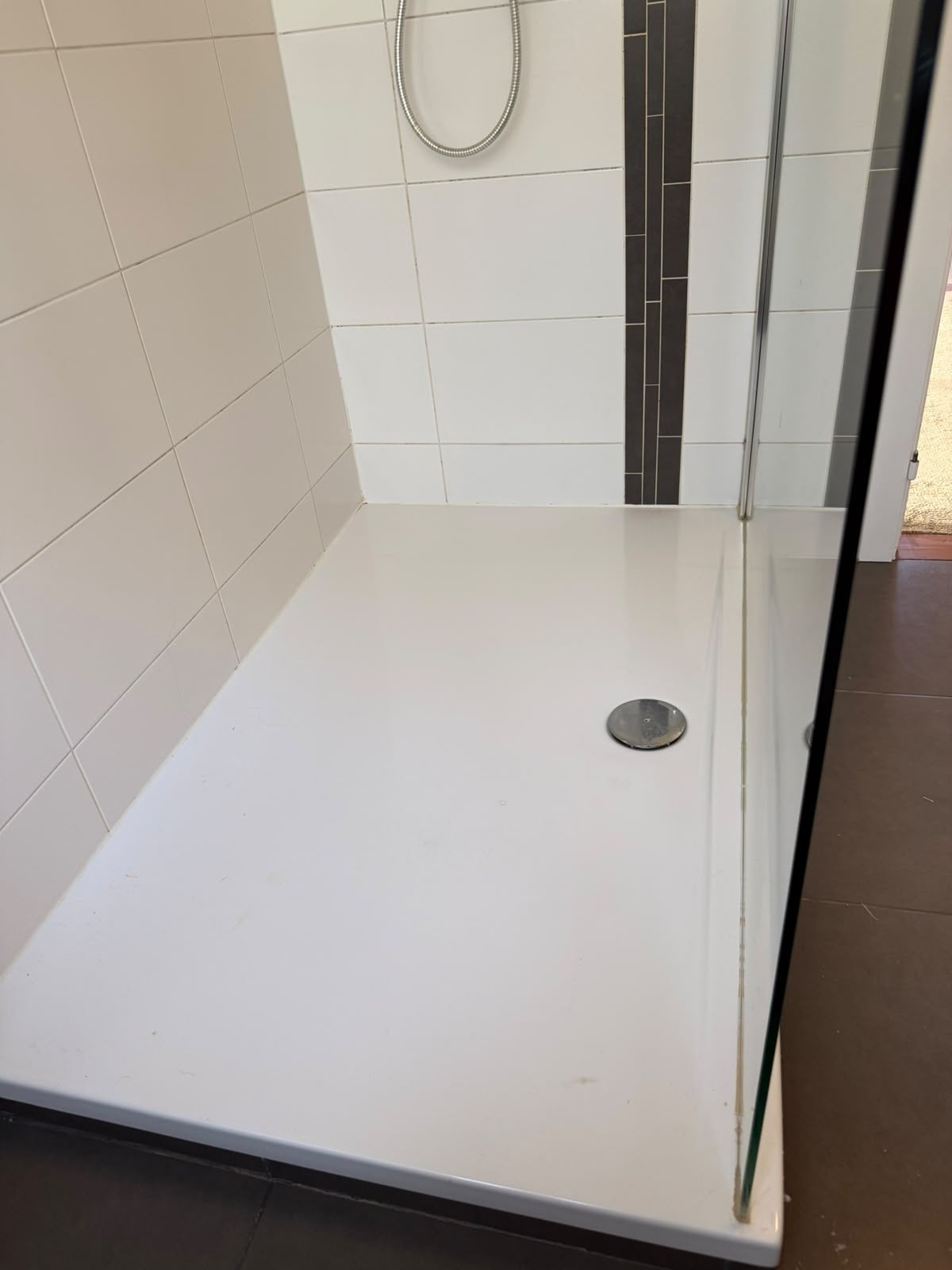 Douchebak 140 x 90 cm, Ophalen, Gebruikt, Met douche