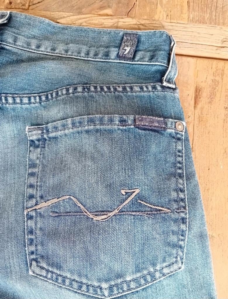 Heren jeans, Ophalen, All for mankind, Blauw, Nieuw