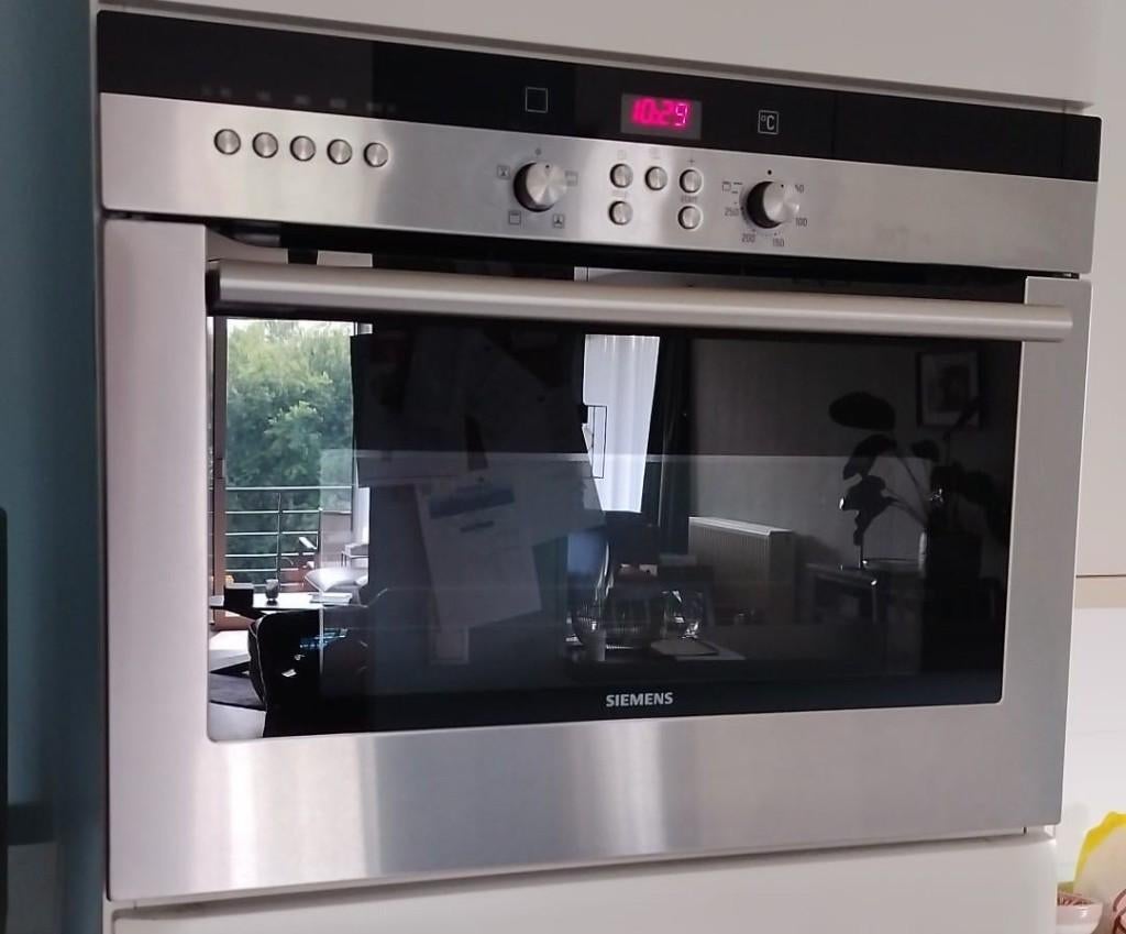 Siemens inbouw combi-microgolfoven HB84K550N, Elektronische apparatuur, Ovens, Ophalen, Gebruikt, Microgolffunctie, Inbouw