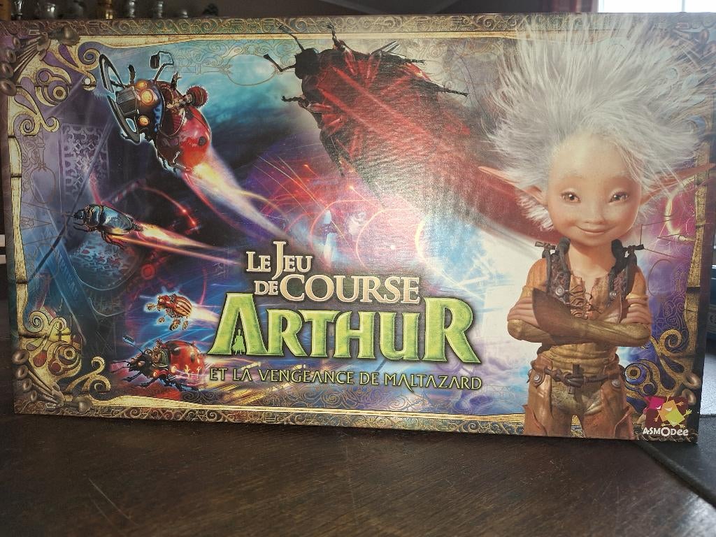 arthur et la vengeance de malthazard LE JEU DE COURSE, Trois ou quatre joueurs, Enlèvement ou Envoi, Utilisé, ASMODEE