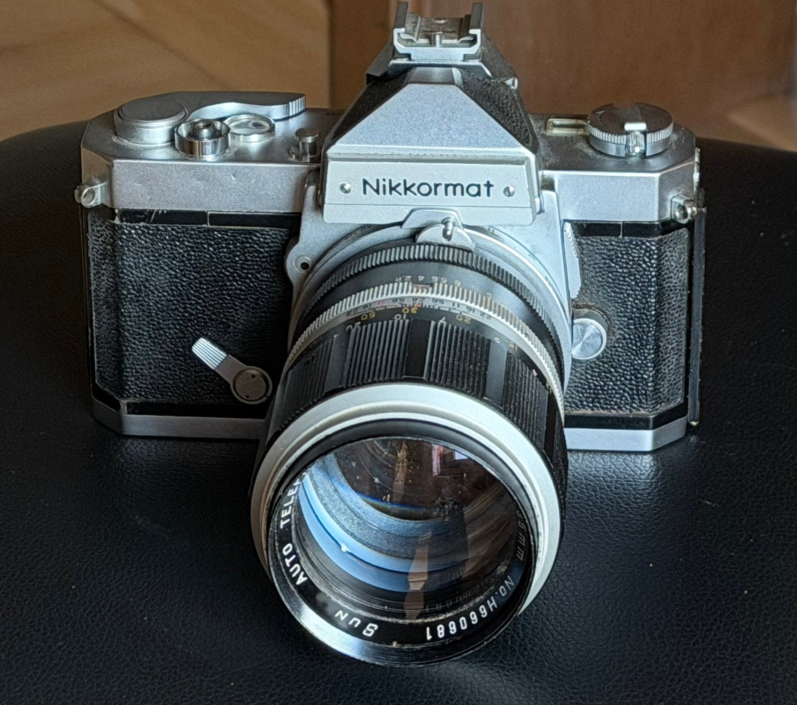 Nikkormat FT + 135mm Nikkor 2,8.   120€, Enlèvement, Utilisé