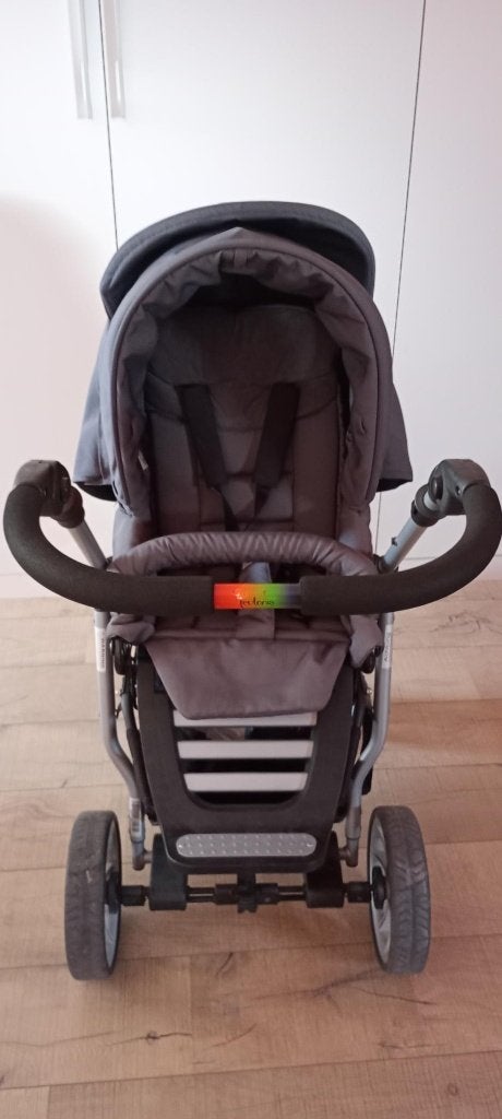 kinderwagen Teutonia Fun - zeer mooie staat, Zo goed als nieuw, Met reiswieg, Ophalen, Kinderwagen