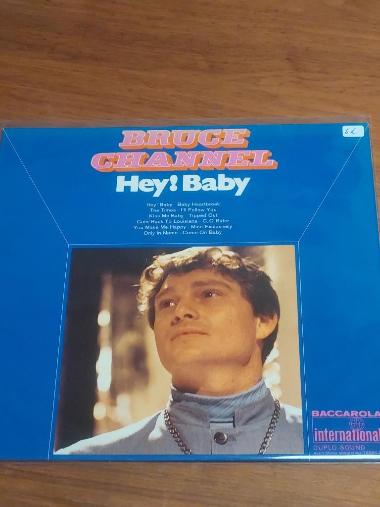 BRUCE CHANNEL hey! Baby LP, Enlèvement ou Envoi, Utilisé, 12 pouces