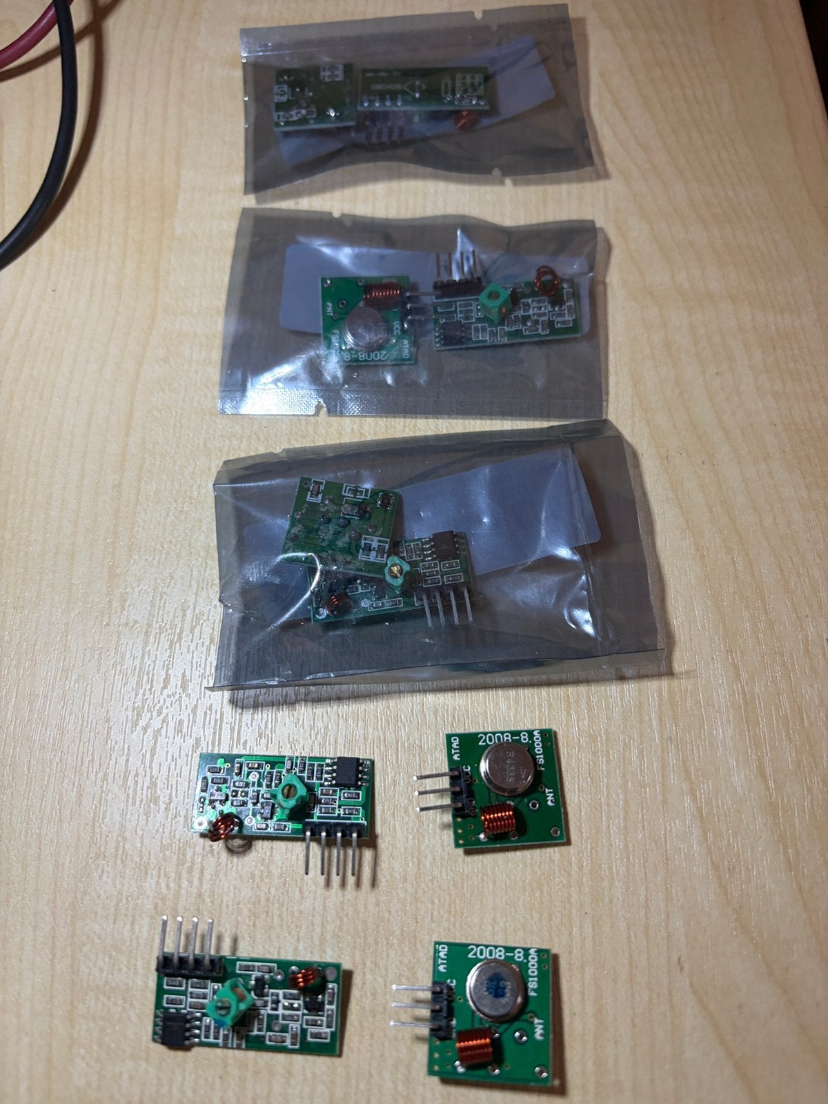RF 433 Mhz zender en ontvanger voor arduino (5 stuks), Ophalen of Verzenden, Nieuw