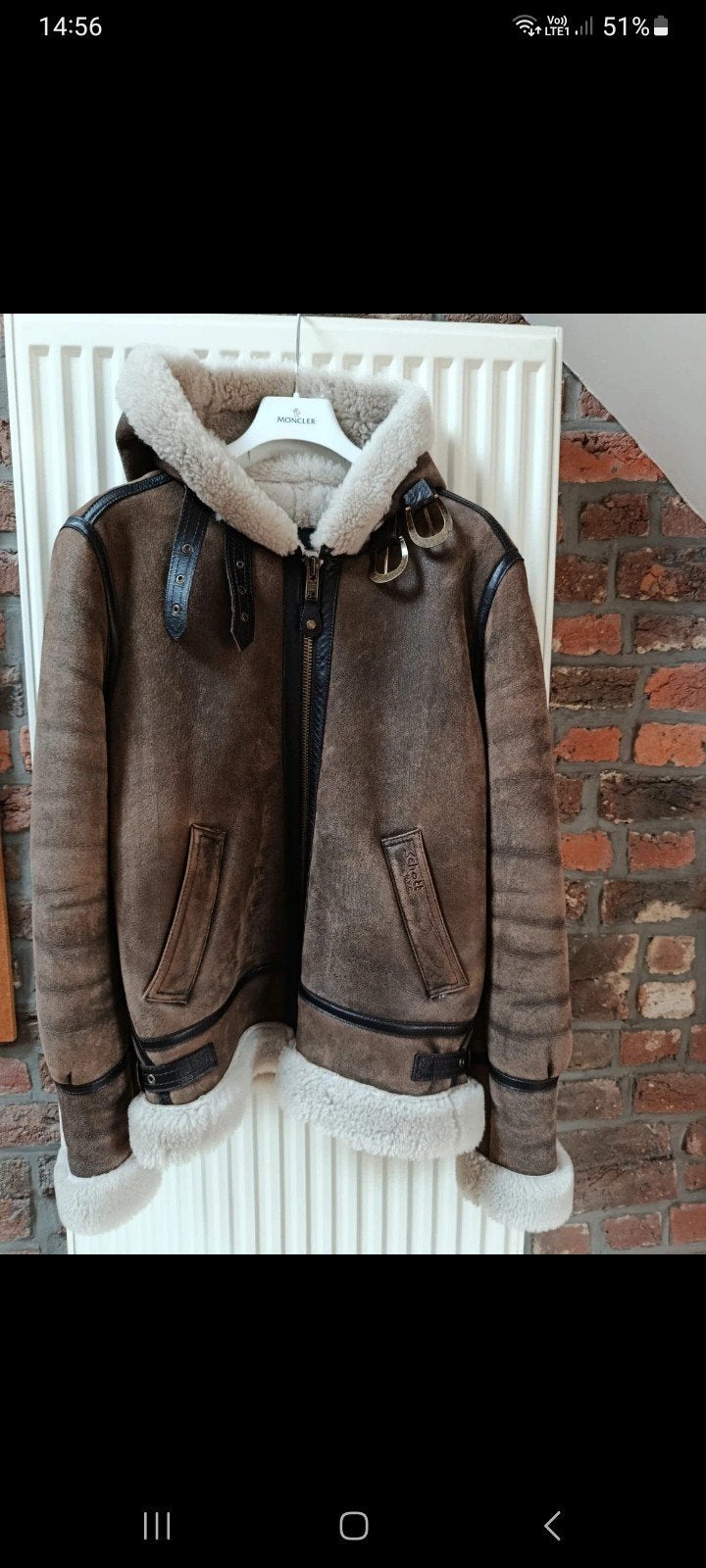 Bombardier Schott, Vêtements | Hommes, Schott, Comme neuf, Brun, Enlèvement