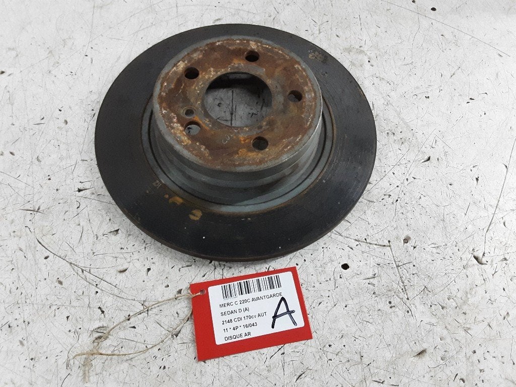 FREIN DISQUE ARRIÈRE Mercedes-Benz C (W204), Mercedes-Benz, Mevr. I. Hauben, Utilisé, Rue de l'Espoir 34 34
4030  GRIVEGNÉE, BE