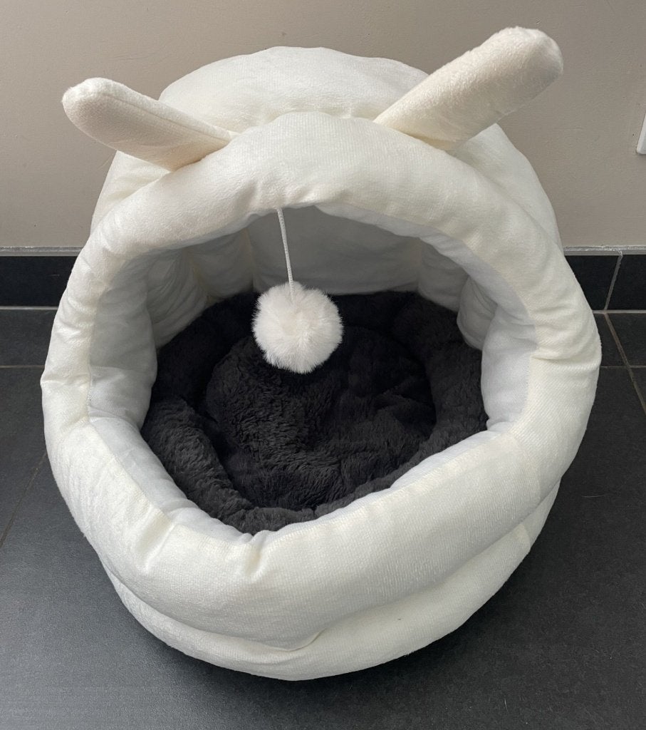 Coussin "maisonnette" pour chat ou petit chien, Dieren en Toebehoren, Kattenmanden, Ophalen, Zo goed als nieuw