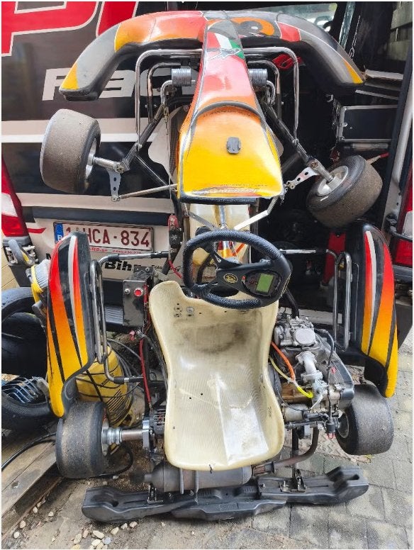 Kart intrepid junior RK1, Enlèvement, Utilisé, Kart