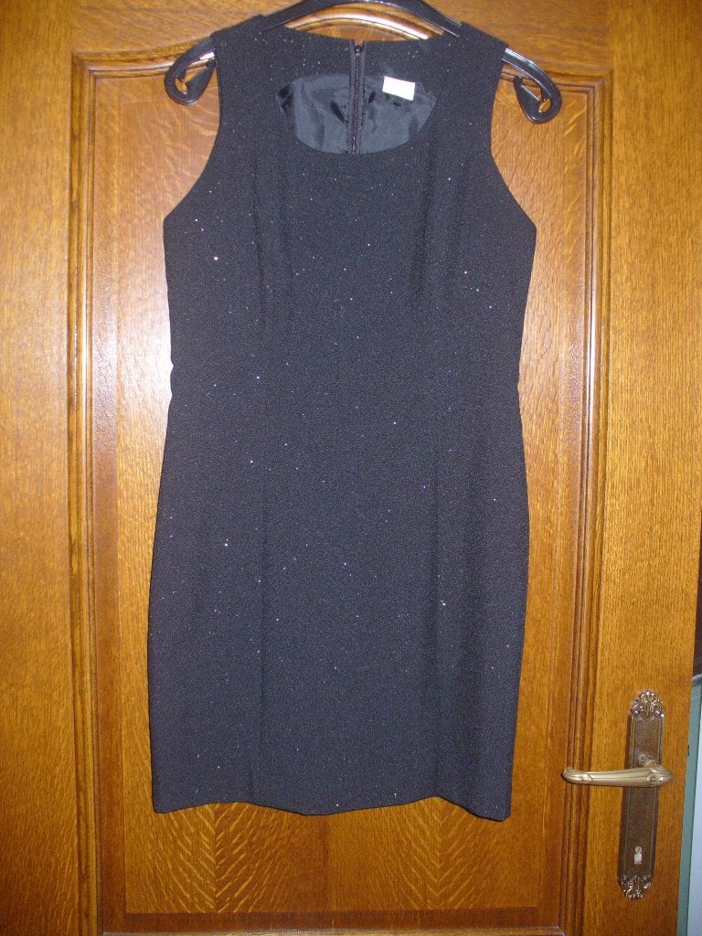 Zwart kleed met fijn glittertje maat 40, Ophalen of Verzenden, Gedragen, Maat 38/40 (M), Zwart