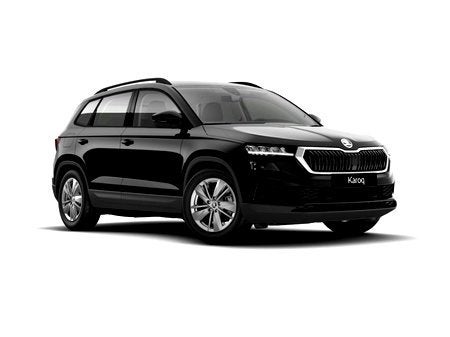 Skoda Karoq AMB TS 81/1.0 M6F, Auto's, Zwart, Karoq, Handgeschakeld, SUV of Terreinwagen