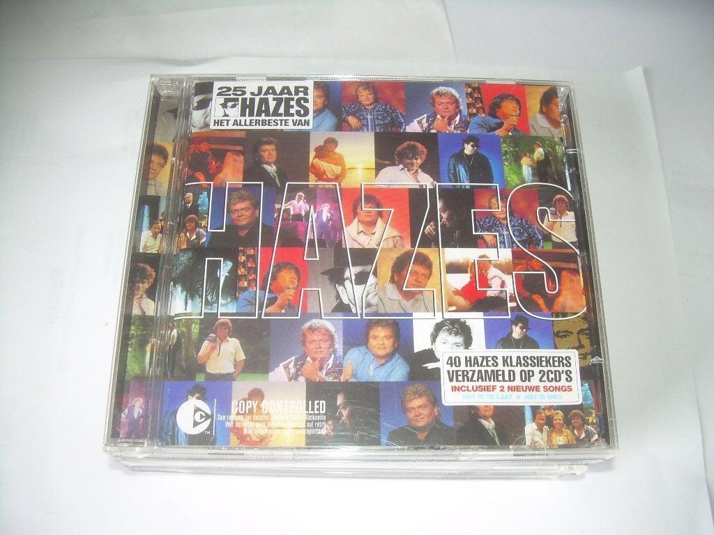 2 CD S - ANDRÉ HAZES - 25 ANS DE HAZES, Comprend un boîtier, Enlèvement ou Envoi, Comme neuf, Compilation