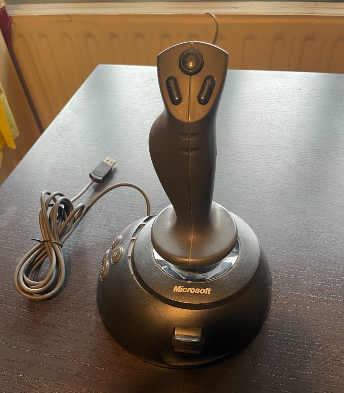 joystick microsoft sidewinder testé fonctionnel, Computers en Software, Ophalen, Zo goed als nieuw, Microsoft