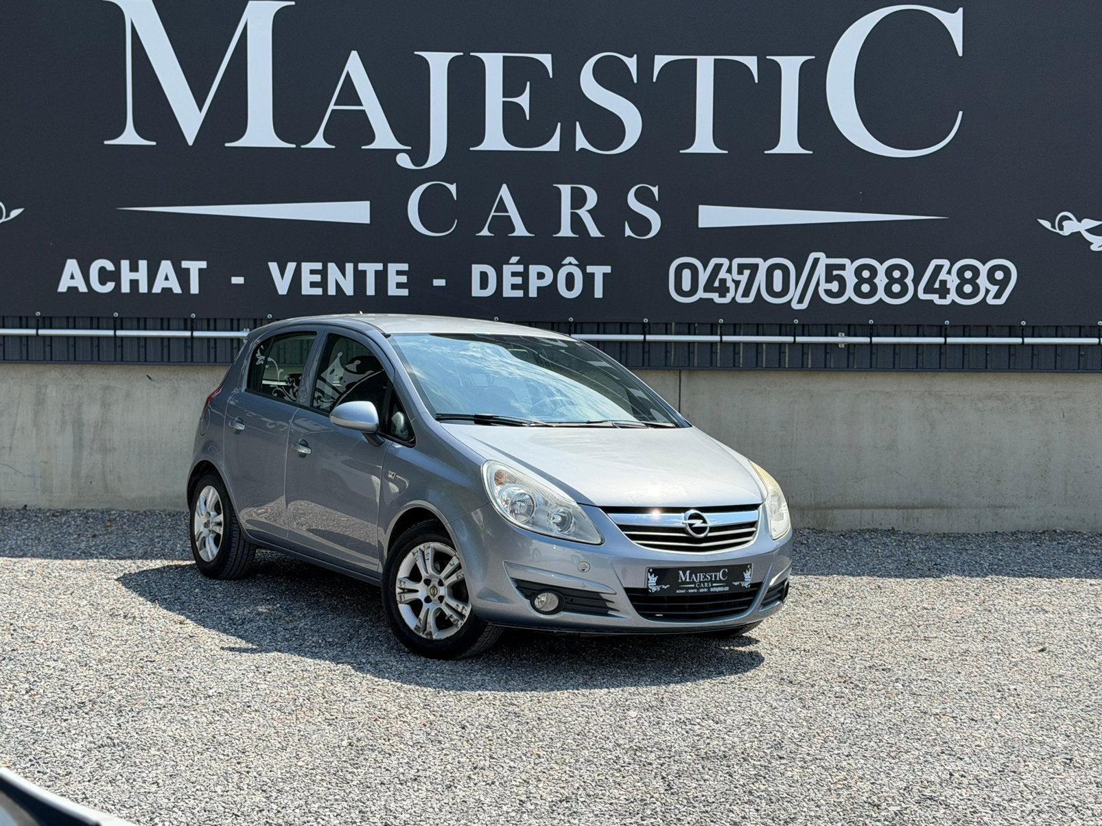 Opel Corsa 1.2i clim 5 portes pret à immatriculer, Autos, Opel, Argent ou Gris, Achat, Entreprise, Boîte manuelle
