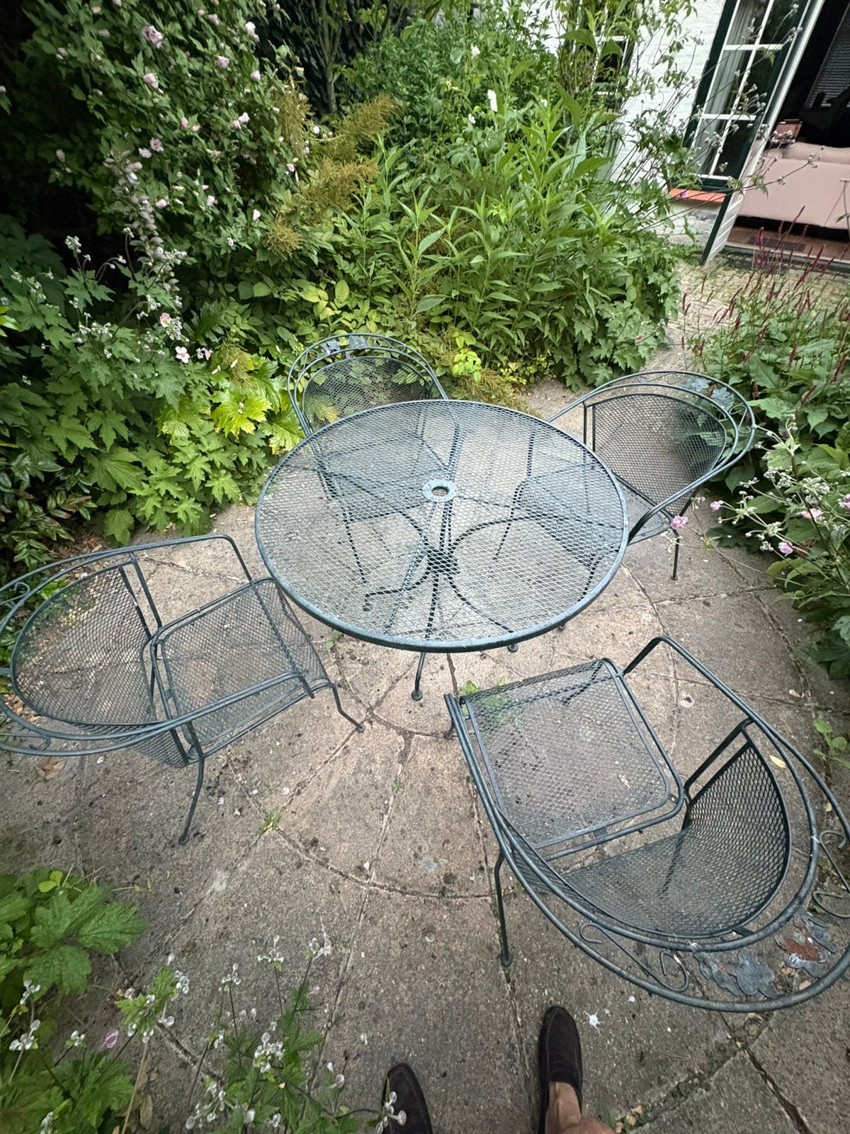 Vintage tuinset, Tuin en Terras, Tuinsets en Loungesets, Ophalen, Gebruikt, Tuinset