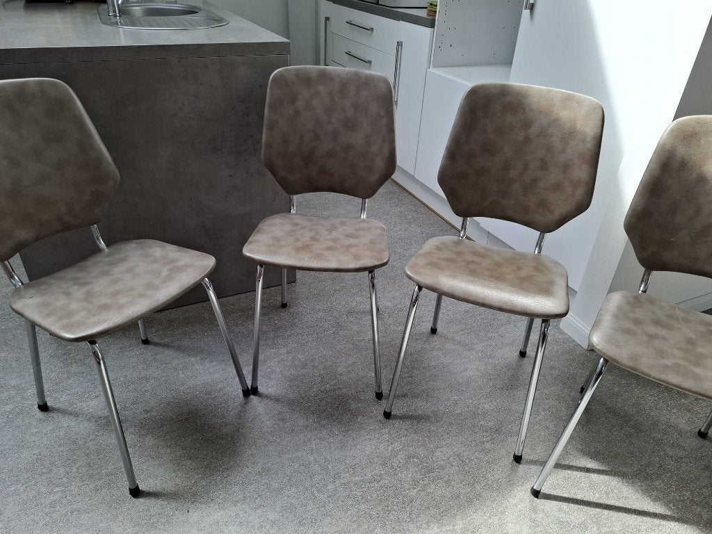 4 chaises retro, Enlèvement, Utilisé, Quatre